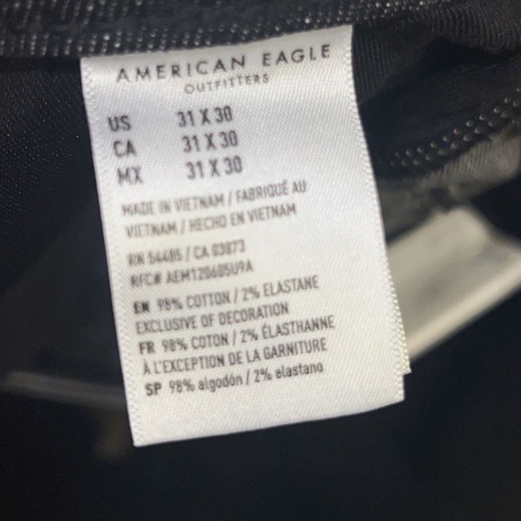 Men’s 31 x 30 Slim American Eagle Jeans NWT - Picture 4 of 8